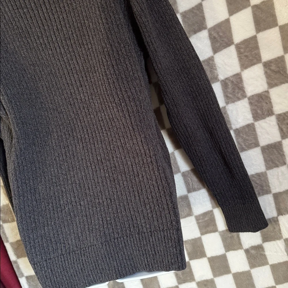 Calvin Klein Jeans Men's Black Half-Zip Ribbed Sweater size Extra Large / XL